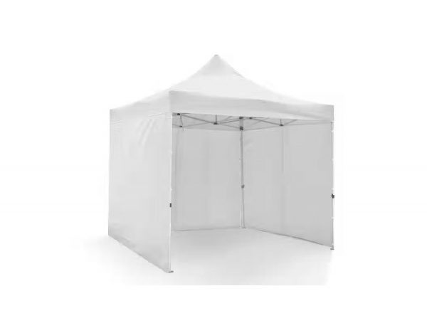 Gazebo 2.5M X 2.5M WHITE with 3 side walls