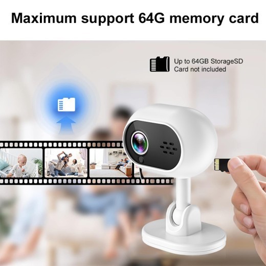 1080P HD Mini Camera WiFi Wireless HD Night Vision Camera Home XD Remote