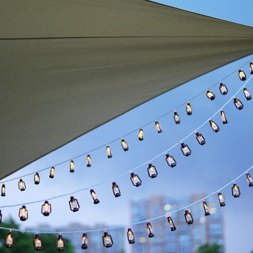 Led Fairy Lights Retro Kerosene Lamp LED String Lights Christmas Light Battery Powered Outdoor Yard Home Party Decoration