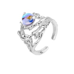S925 Sterling Silver New Style Multi-layer Open Ring