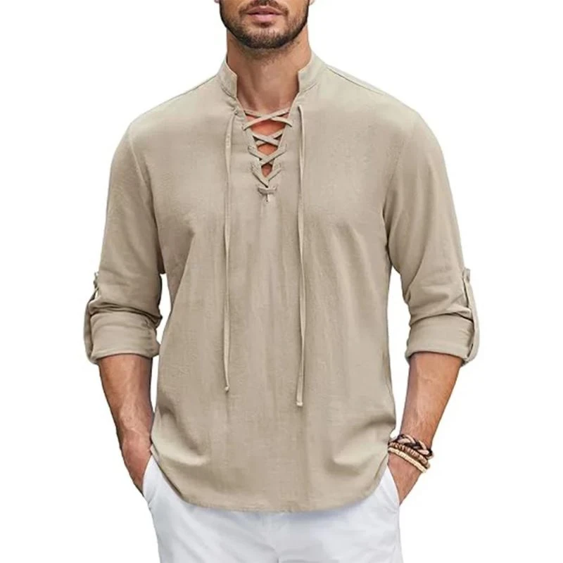 Men's Shirt Modern Casual Portal Premium Linen Hemp Material