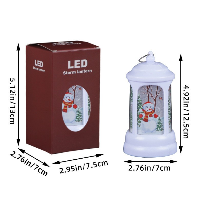 Christmas Portable Small Oil Lamp Decorations Gift