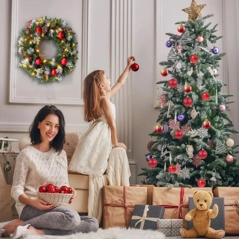 Christmas Wreath Door Garland