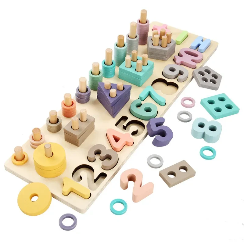Toy digital puzzle blocks