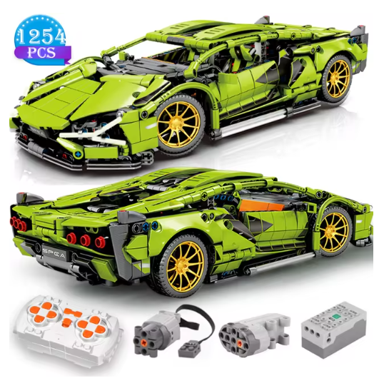 Technical Building Blocks Racing Car