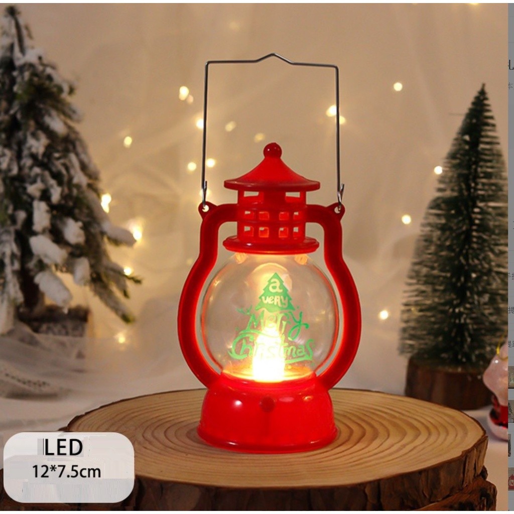 Christmas Lantern OIL LAMP Christmas Xmas Home Table Decoration Tree Gift