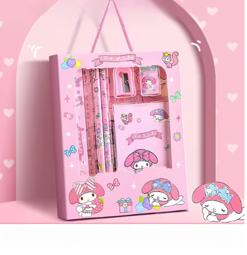 Sanrio Kuromi Stationery Set Cartoon
