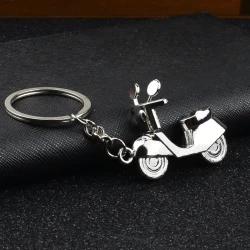 Creative Metal Imitation Motorcycle Keychain