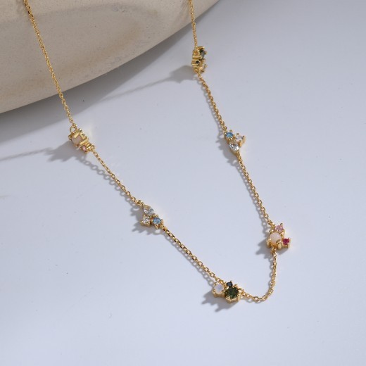 Ins Wind 925 Silver PDPaola Christmas Gift For Girlfriend Necklace