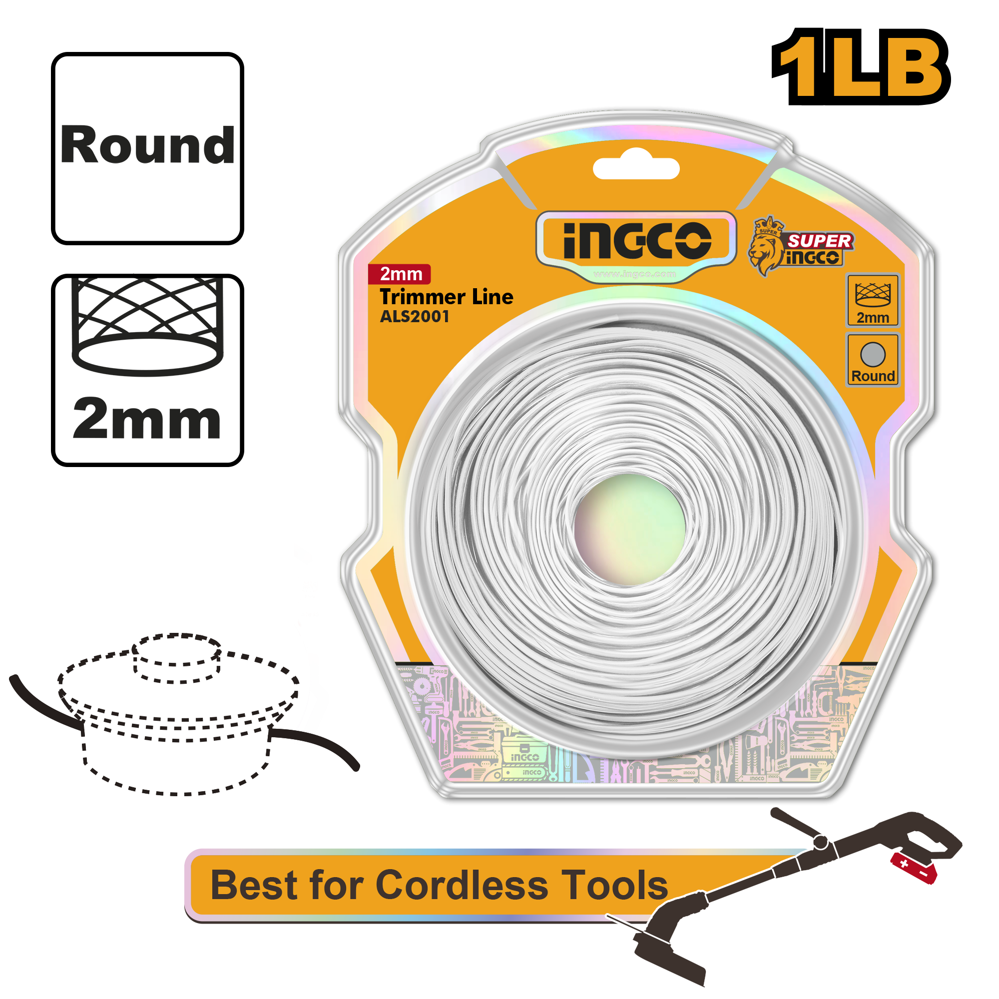 Trimmer Line 2mm 1LB