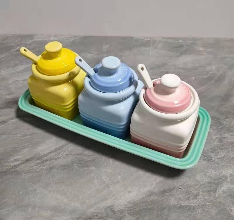 Cool Color Kitchen Seasoning Jar Kitchen Supplies Seasoning Spoo