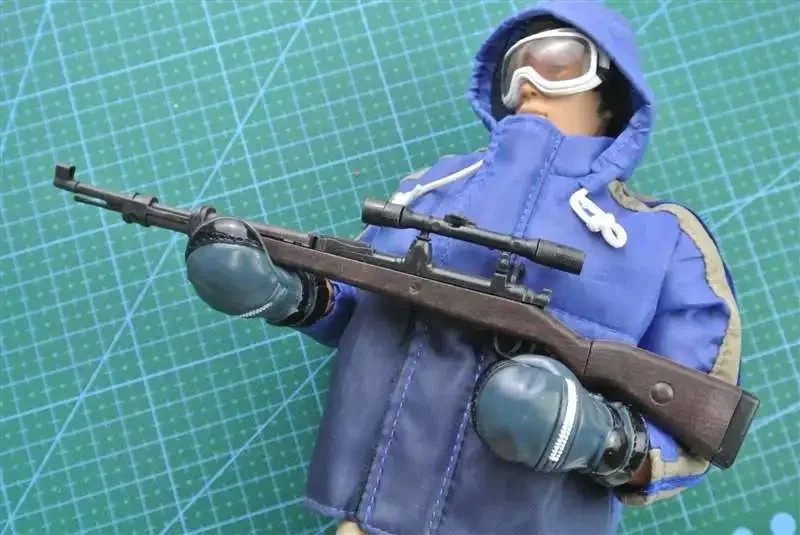 1/6 KAR 98K Mauser Rifle Gun Model Coated Plastic Military Model Accessories for 12