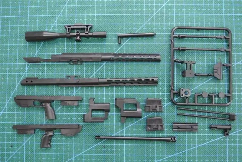 1/6 DSR-1 Sniper Rifle Gun Model Black Coated Plastic Military Model Accessories