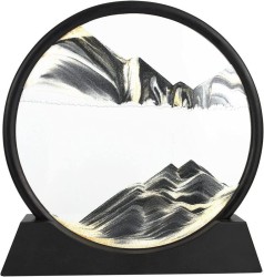 3D Moving Sand Art Picture Glass Sandscape in Motion Display Sand S