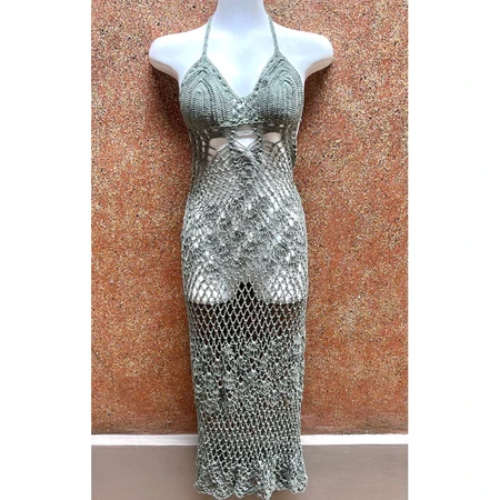 Knitted Bikini Dress Summer Wear