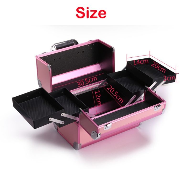Makeup Case Cosmetic Pink