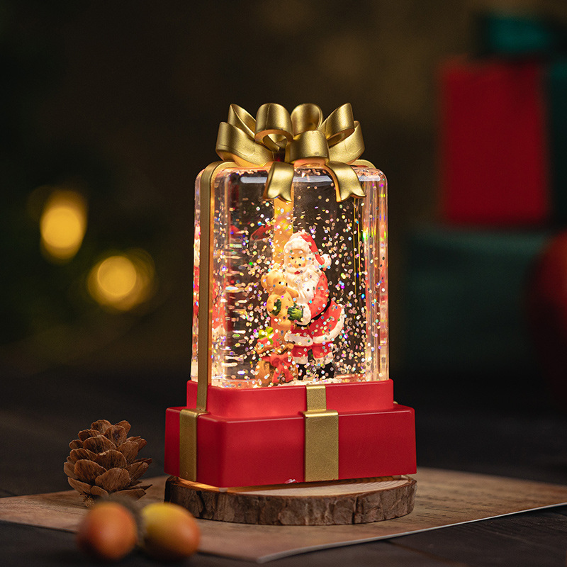 Christmas Birthday Gift Decorations Crystal Lamp Ornaments