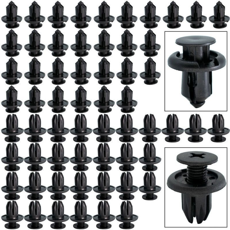 Panel Clips Bumper Fender Fastener Push Rivets For HONDA CIVIC ACCORD