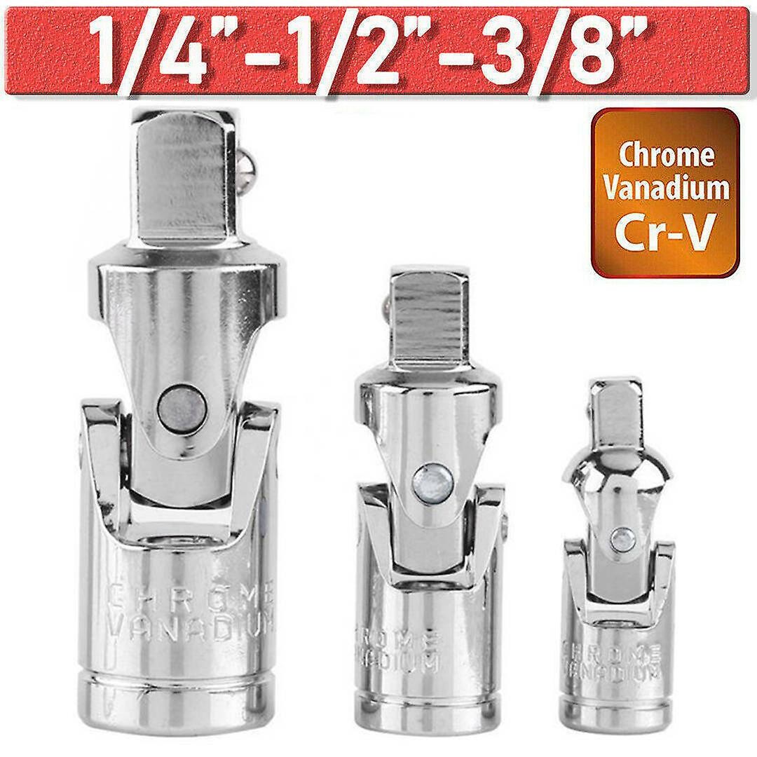 Drive Universal Joint Swivel Wobble Socket Impact Extension 3/8 1/2 1/4 (