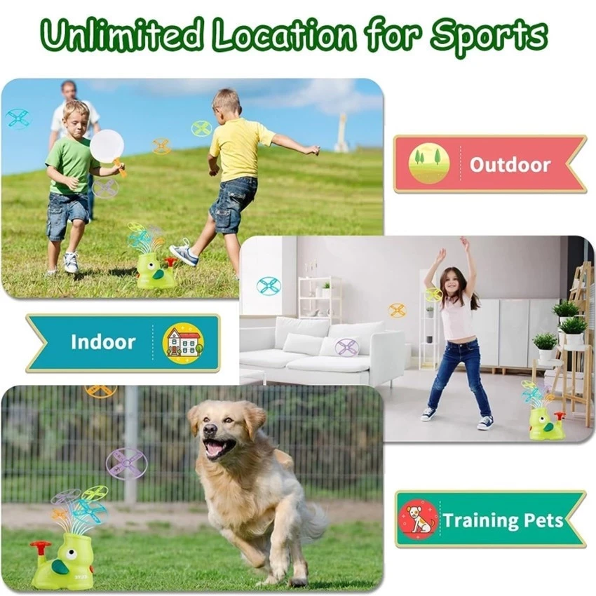 New Elephant Wangwang Flying Saucer/Children's Outdoor Toys/Bamboo Dragonfly Feet Step On Boys and Girls Frisbee