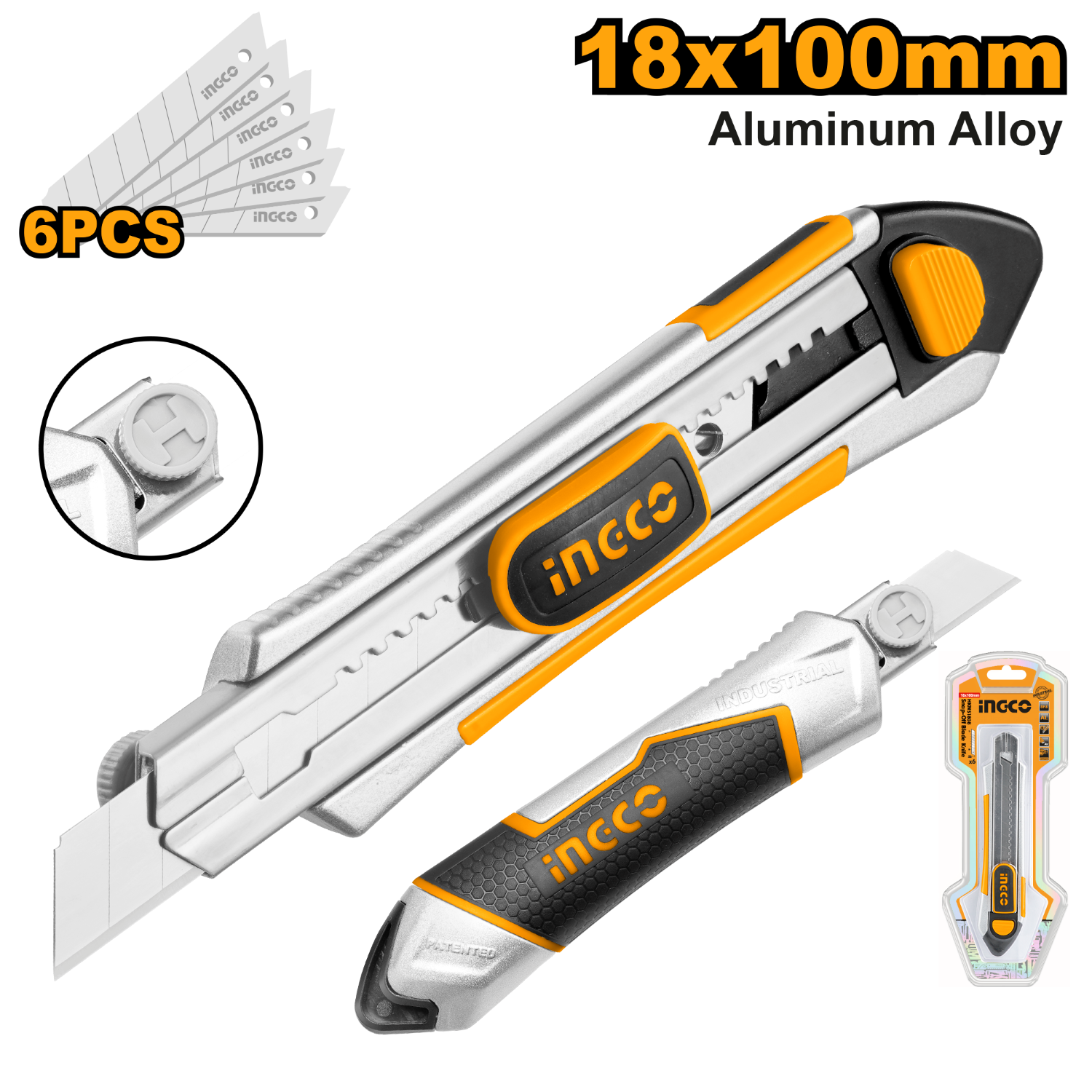 Snap-off 7pcs blade knife
