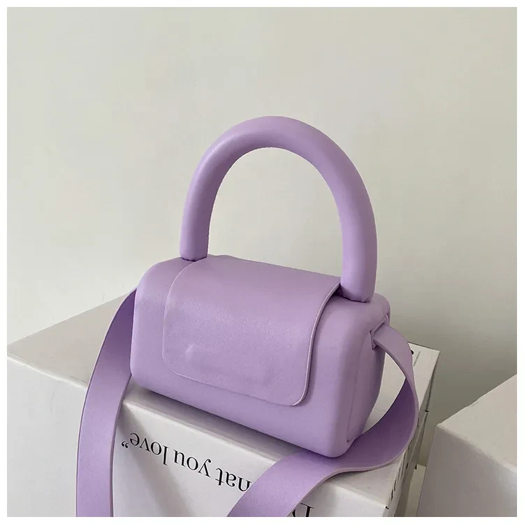 Hand Pillow Bag Simple Candy Color Jelly