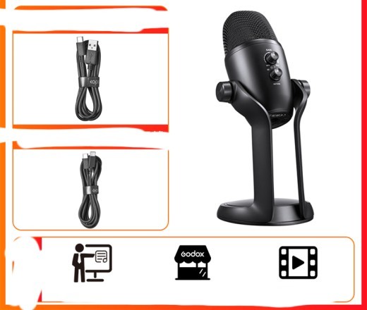 K Song Noise-cancelling Microphone Plug And Play High-level Compatibility