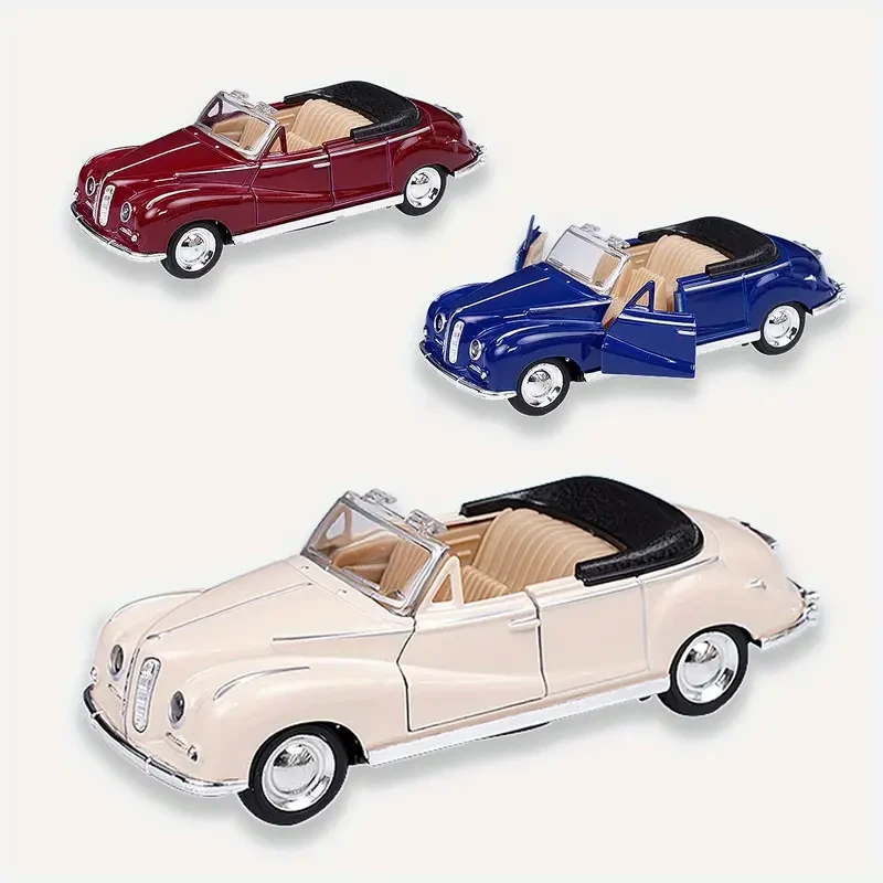 1/32 Vintage Car Simulation Model Highway Polizei Vintage Car Model Metal Jewelry Birthday Cake Jewelry Christmas Halloween Gift