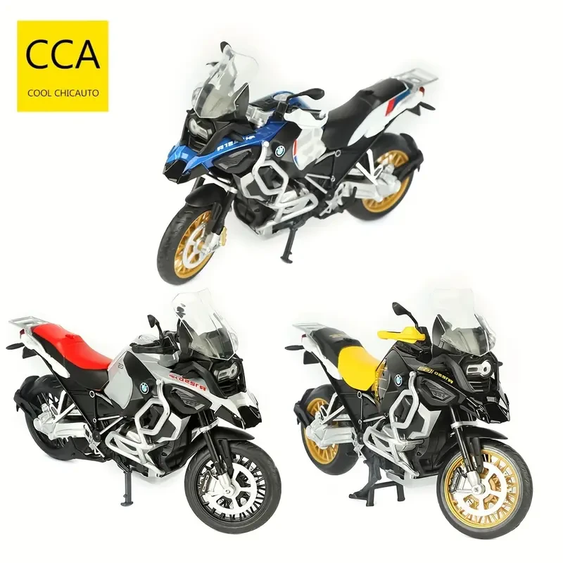 RMZ CITY 1:12 Scale Alloy BMW R1250GS Replica Push-Action Model, Child Toy for Ages 3-6, Collectible Display Vehicle, Boy's Birthday Gift