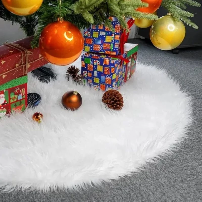 Snow Motif Christmas Tree Base / Christmas Tree Mat 90cm