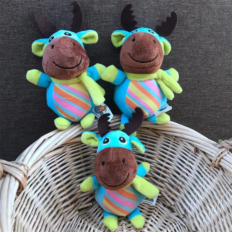 Cute Christmas Deer And Little Mouse Plush Toys