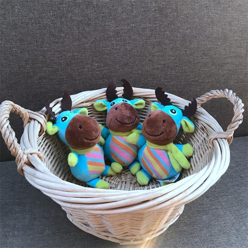 Cute Christmas Deer And Little Mouse Plush Toys