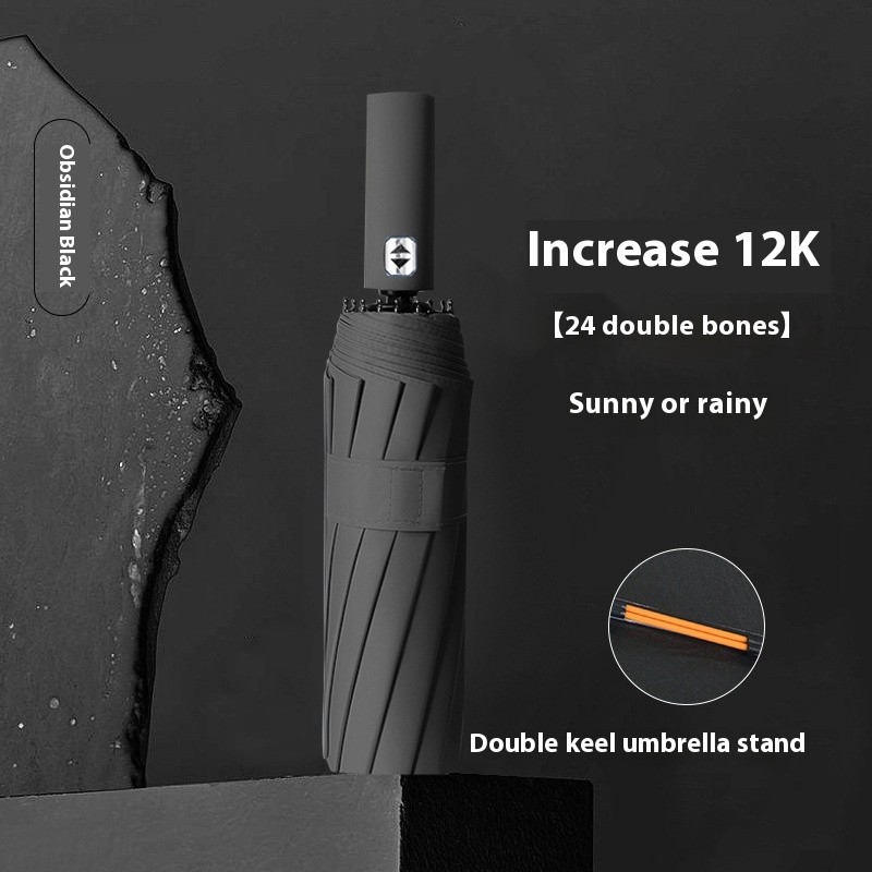 Umbrella Automatic 24-bone Oversized Sun Umbrella