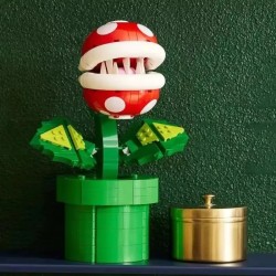 New Piranha Plant Set Building Blocks Game Model  Home Decoration Assembling Toy
