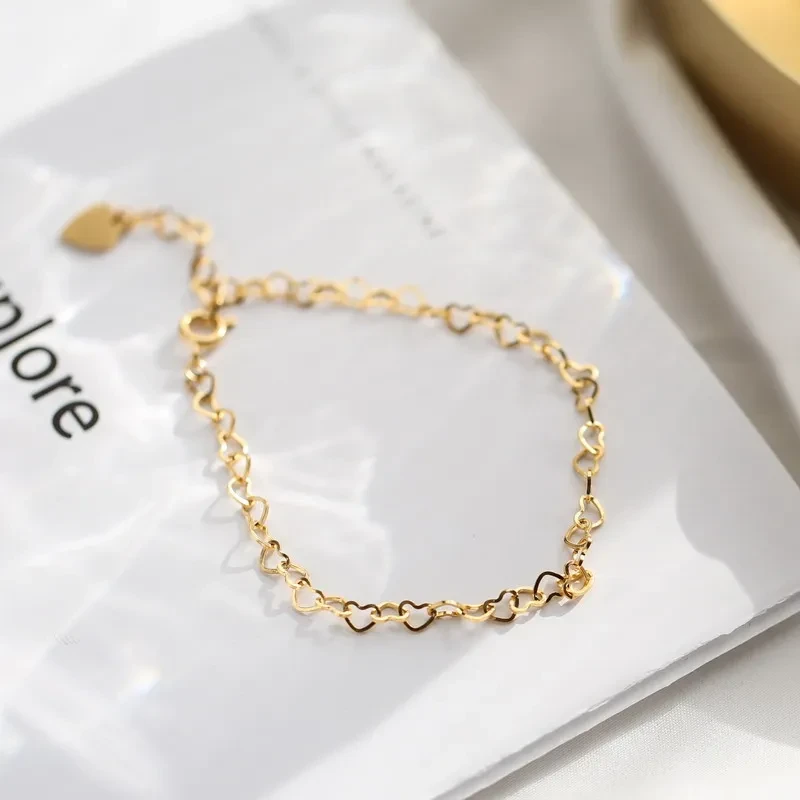 Light Luxury Design Heart-to-heart Bracelet