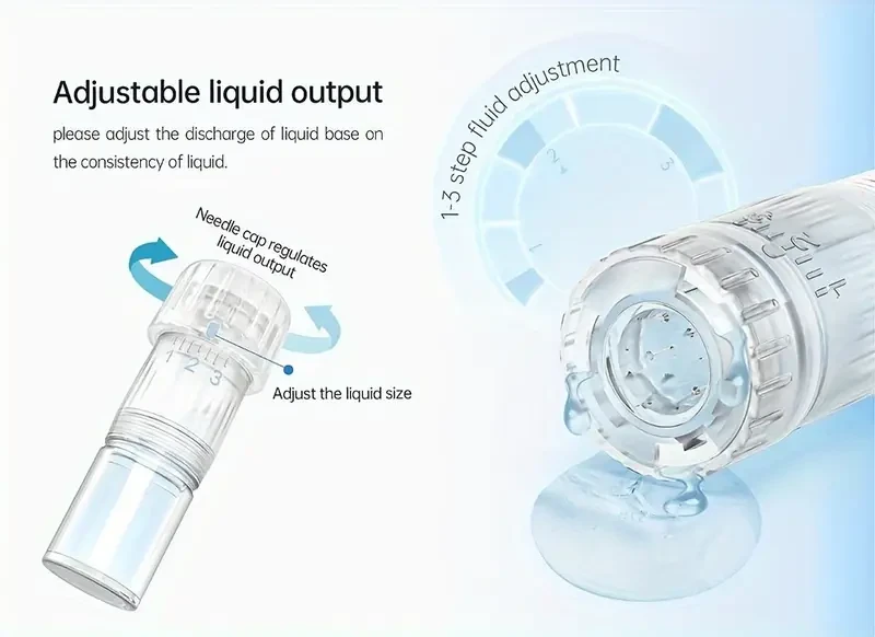 Hydra.Pen H5 Wireless Skin Care Device, 0.25mm Blue Nano Cartridges, Low Allergenic, USB Rechargeable (700mAh Lithium Battery), Facial Beauty Tool for Home Use