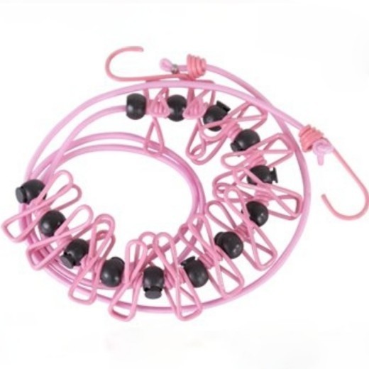 Outdoor Elastic Windproof Belt Positioning Buckle Clothespin Clothesline