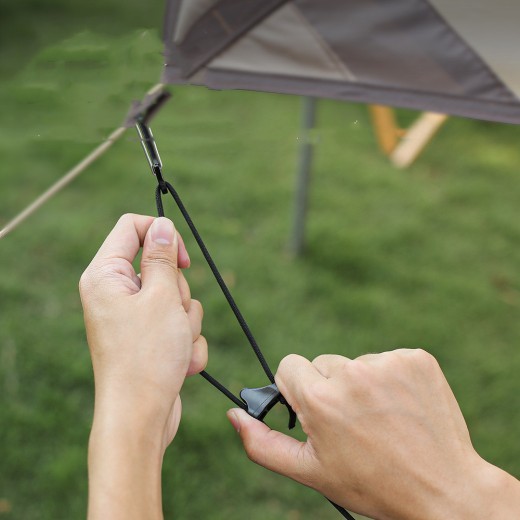 Portable Outdoor Windproof Clothesline And Multifunctional Camping Clothesline
