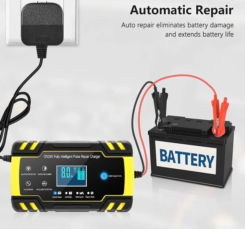 Smart 8A Car Battery Charger
