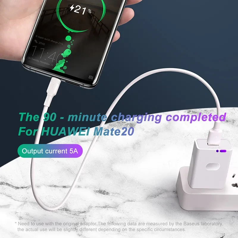 Applicable To HUAWEI MATE20 Mobile Phone Charging Cable