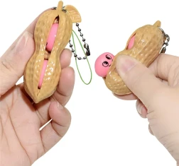 Unlimited Squeeze Pea Edamame Peanut Squeeze Toy Pendant Pendant
