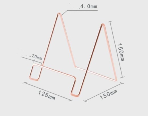 Nordic Ins Simple Creative Plate Book Record Booth Album Ipad Bracket Light Luxury Display Rack