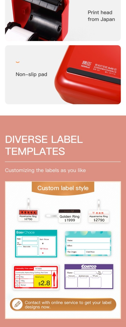 B21 Food Pricing Machine Packaging Date Coding Machine