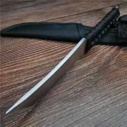 EDC Stainless Steel Outdoor Pocket Knife with Scabbard | Sharp Survival & Camping Cutting Knife