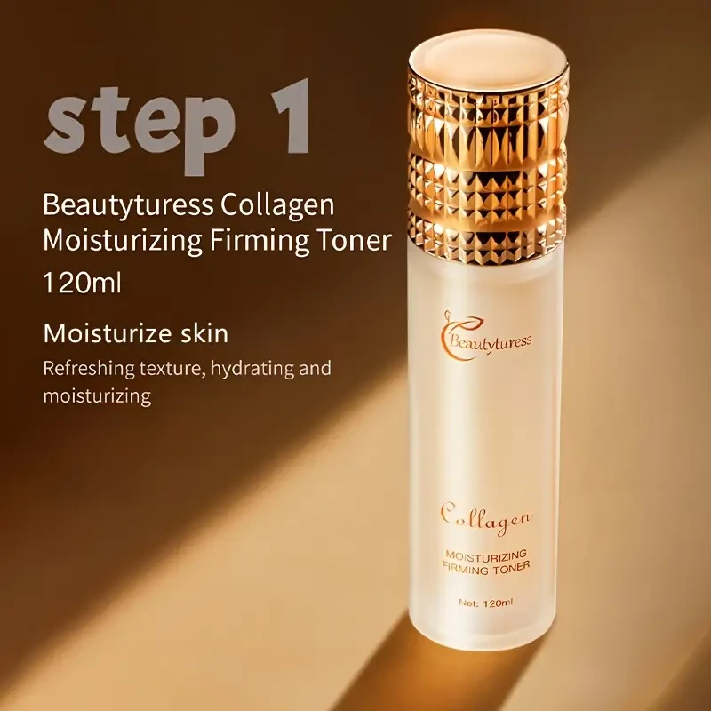 14pcs Luxury Collagen Skincare Set for Women - Hydrating & Firming with Sodium Hyaluronate, Niacinamide - Deep Moisture, Tightening & Brightening, Easy Absorption - Perfect Holiday Gift Box