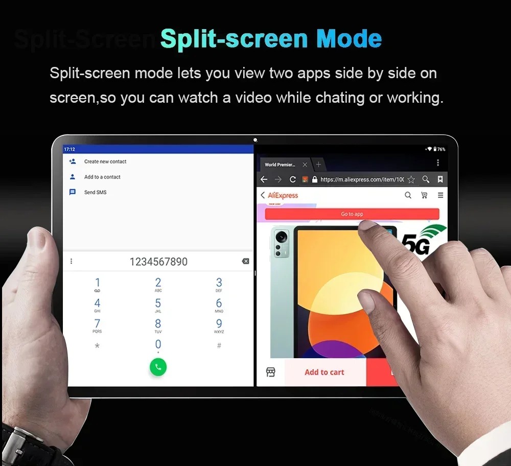 2024 Pad 6 Pro Android Tablet PC - 11 Inch, 5G Dual SIM