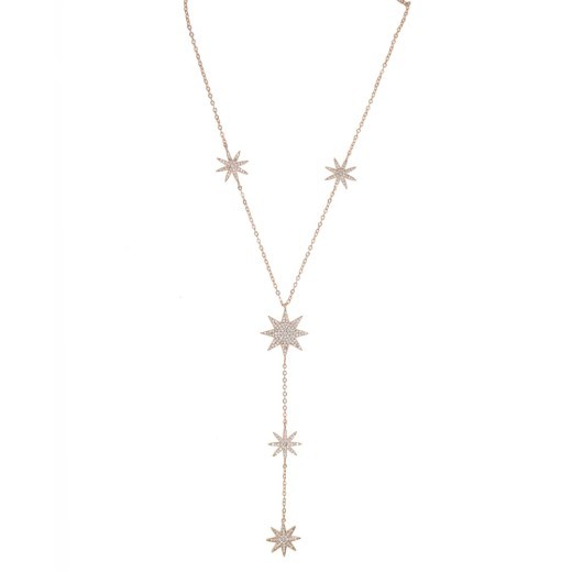 European And American Simple Star Zircon Necklace Design