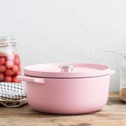 Dried Rose Covered Round Casserole 26cm/5.2L - KitchenAid