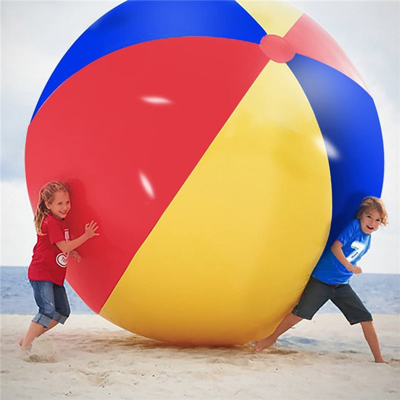 Thickened PVC Inflatable Soccer Ball - Outdoor Water Game and Beach Football