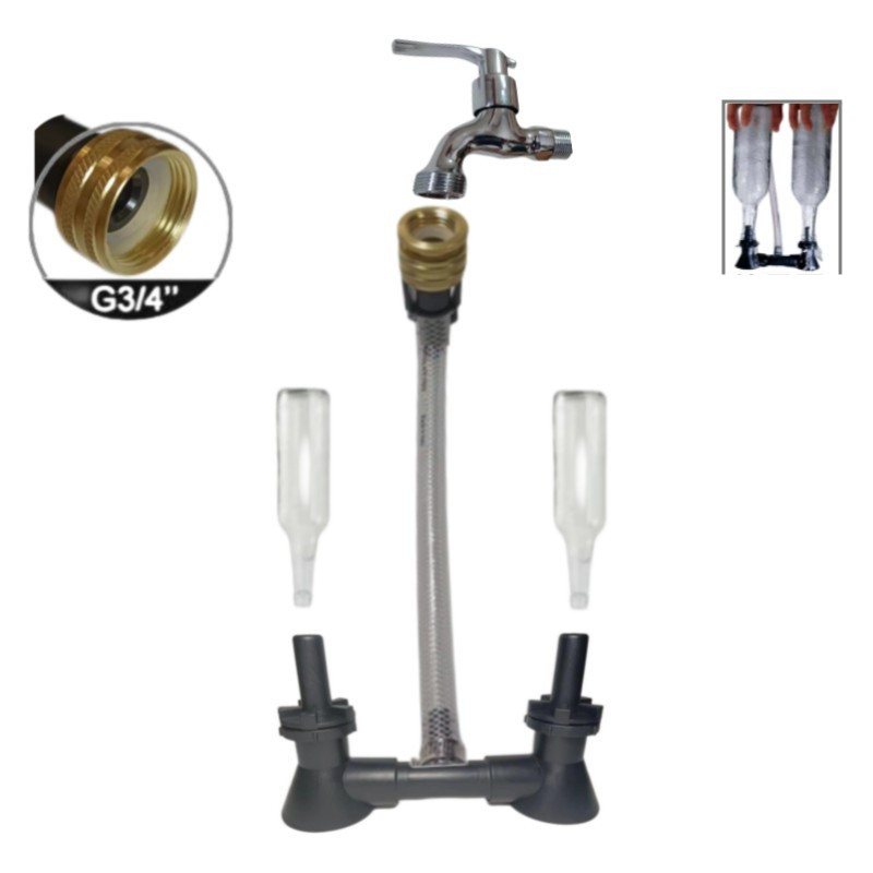 Bottle Washing Device Bottle Cleaning Machine A Narrow Mouthed Bottle Cleaning Device